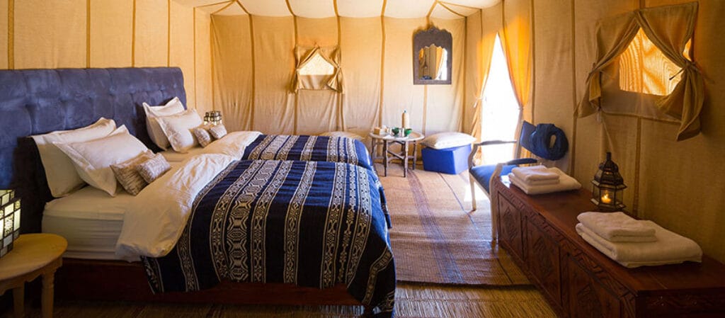 Merzouga Luxury Desert Camp, Sahara Desert, Morocco