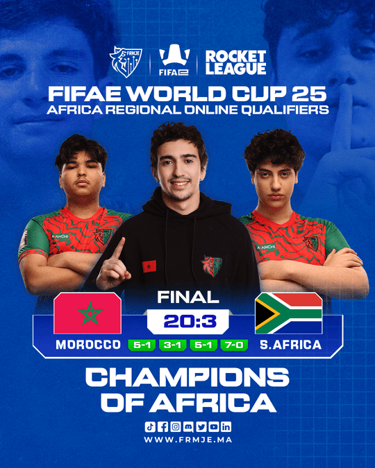 Morocco Rocket League African Champion