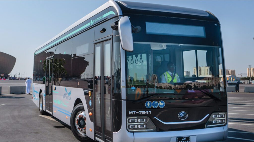 Yutong electric bus prepared for Morocco’s upgraded transport system ahead of AFCON 2025, reflecting the country’s modern mobility strategy