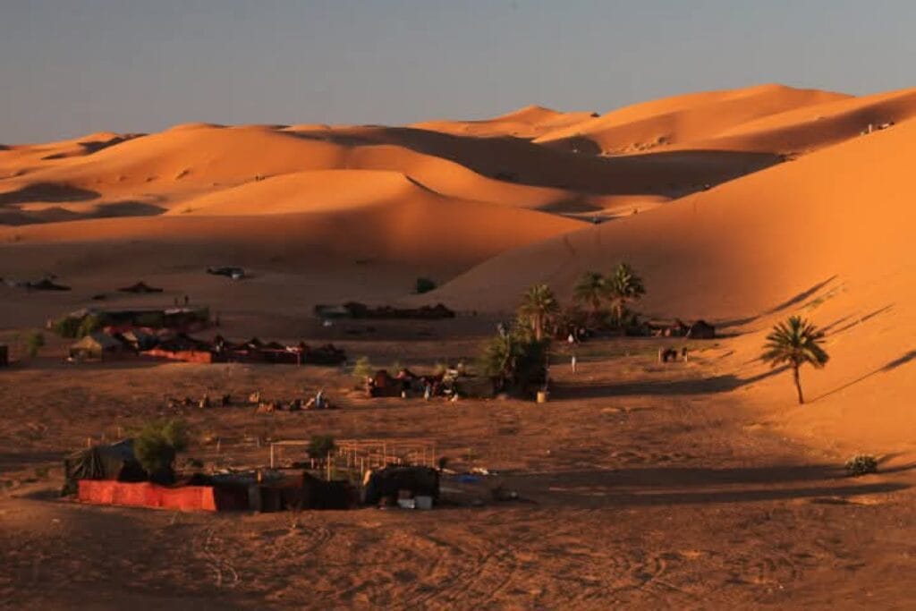 Sahara desert cycling Morocco dunes