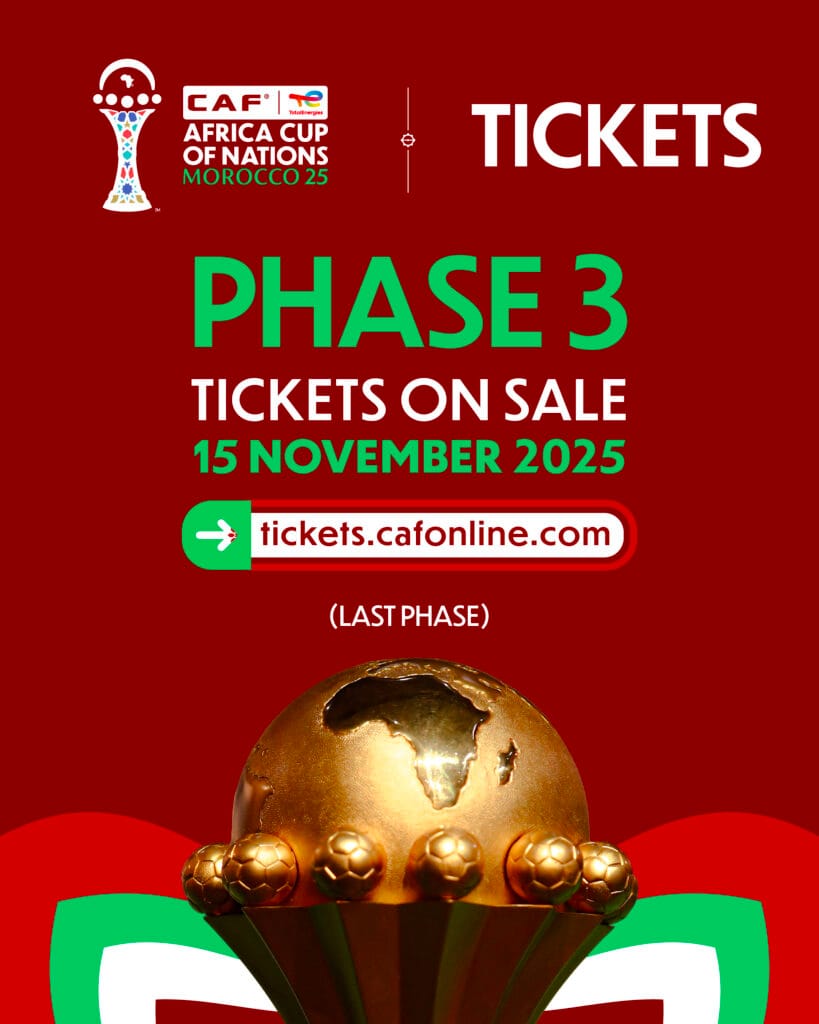 CAN 2025 Ticketing Phase 3 Starts Saturday, What Fans Should Know