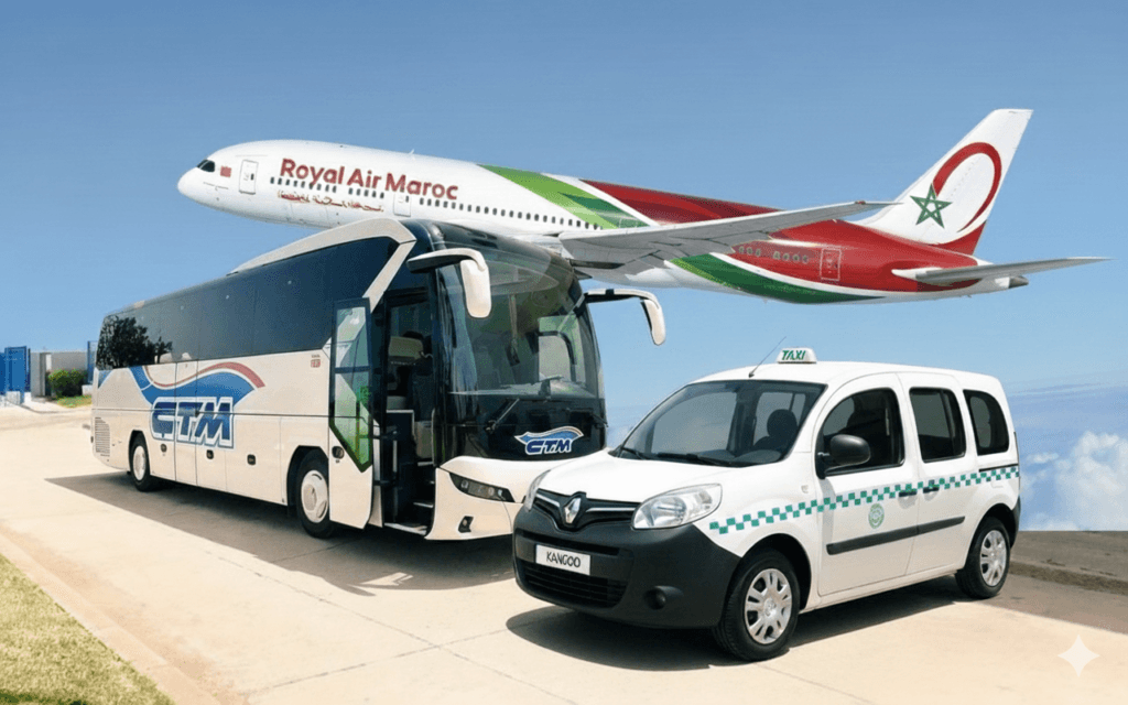 AFCON 2025 transport guide Morocco trains flights buses