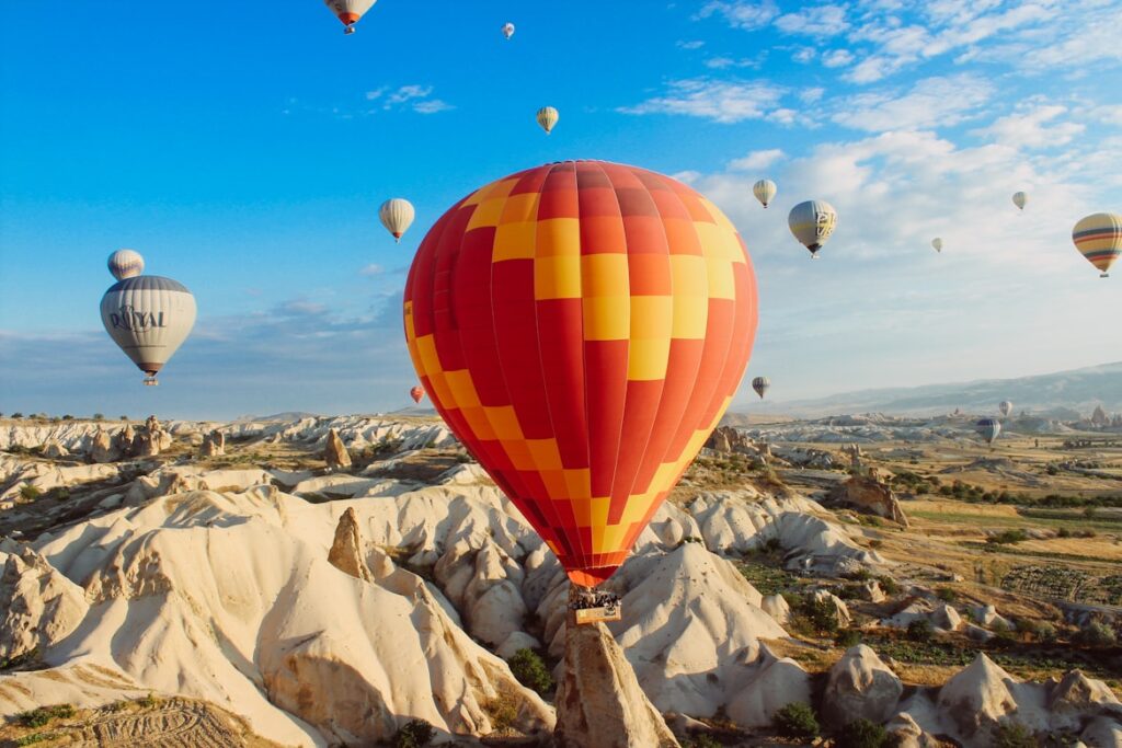 hot air balloon Marrakech