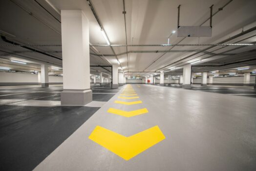 Modern underground parking facility designed to reduce traffic congestion in Rabat’s Agdal district