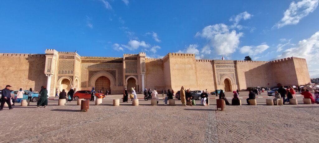 Bab Mansour Al-Alj and El Hdim Square.Meknes 
