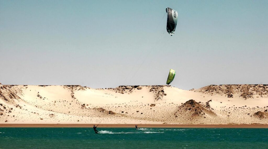 Kitesurfing around The Dragon Island