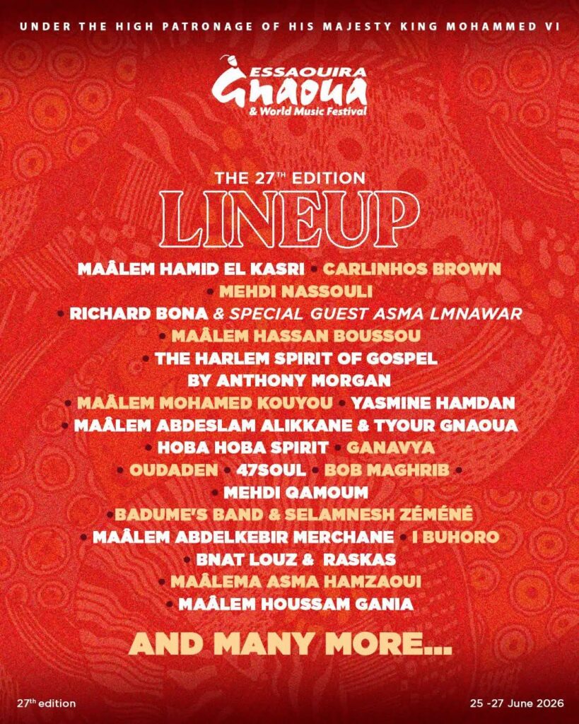 Gnaoua Festival Lineup