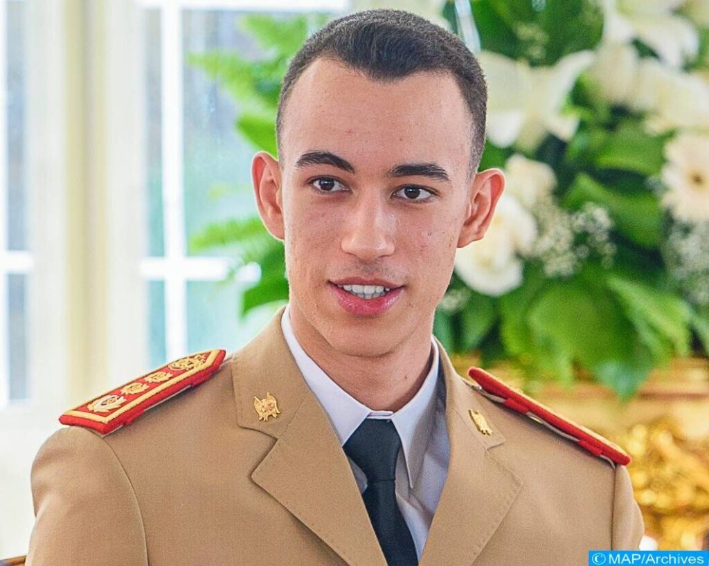 Crown Prince Moulay Hassan attending an official event in Morocco