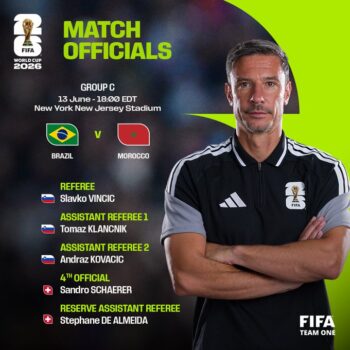 Morocco vs Brazil referee