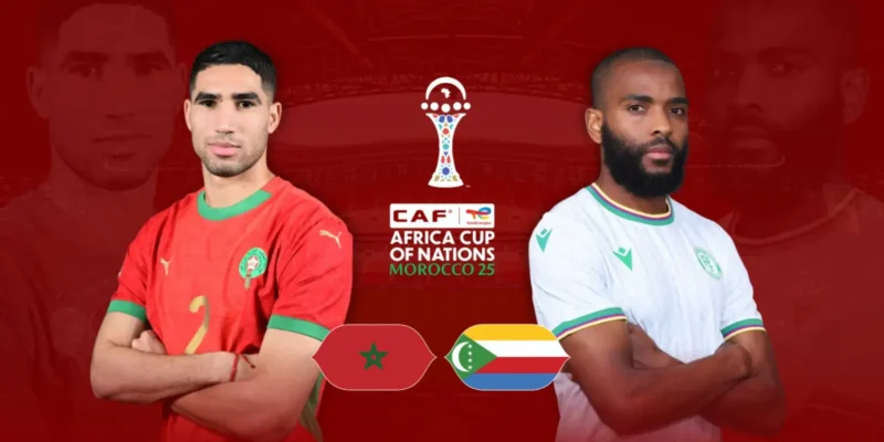 AFCON 2025: Morocco start strong with 2-0 win over Comoros