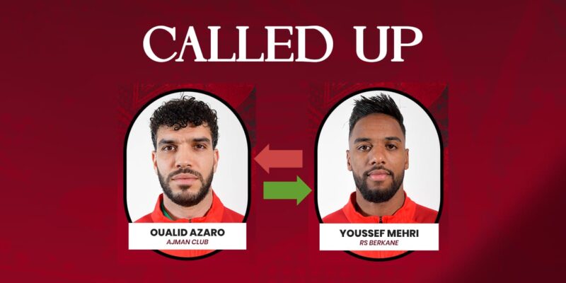Arab Cup Qatar 2025: Oualid Azarou Replaces Injured Youssef Mehri in Morocco’s A’ Selection