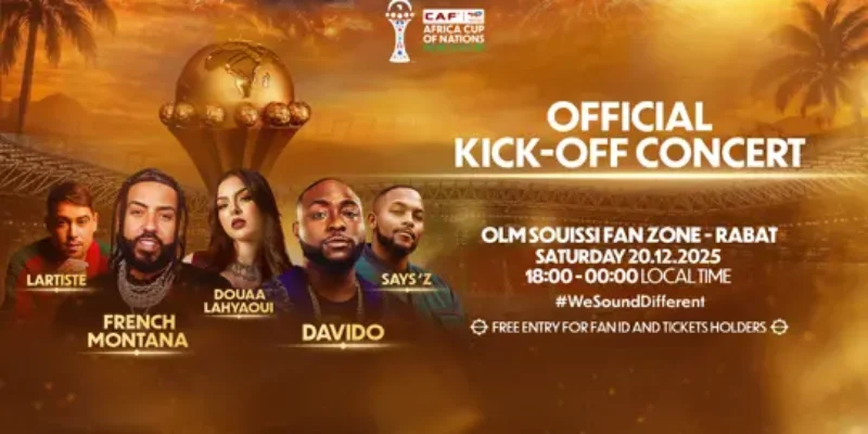 French Montana, Davido, Douaa Lahyaoui, Says’z and Lartiste to Headline Major Fan Zone Concert in Rabat